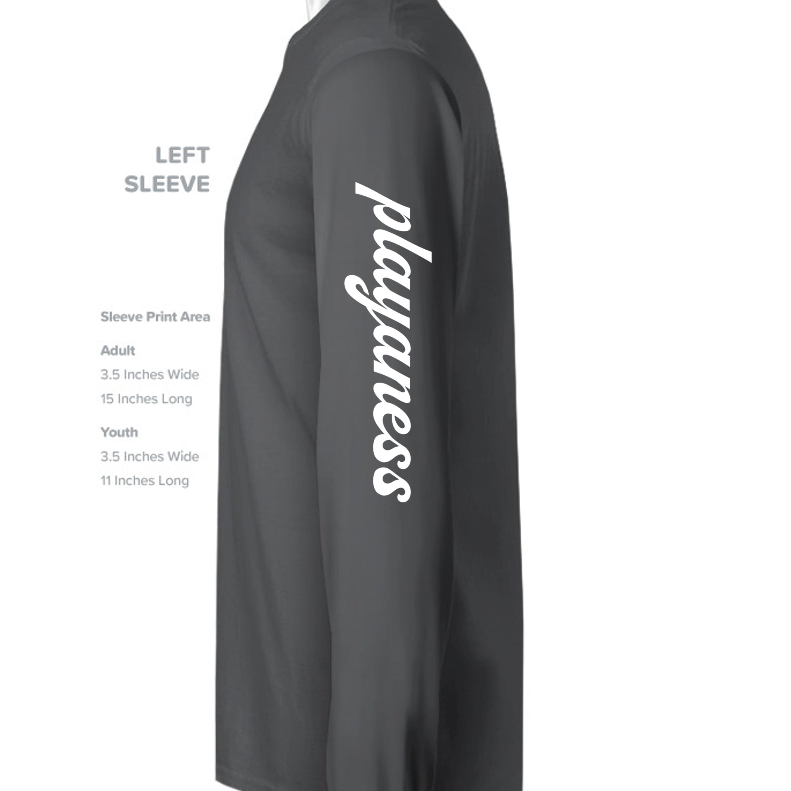 DARK GREY HEATHER - 6501B - SLEEVE_LEFT